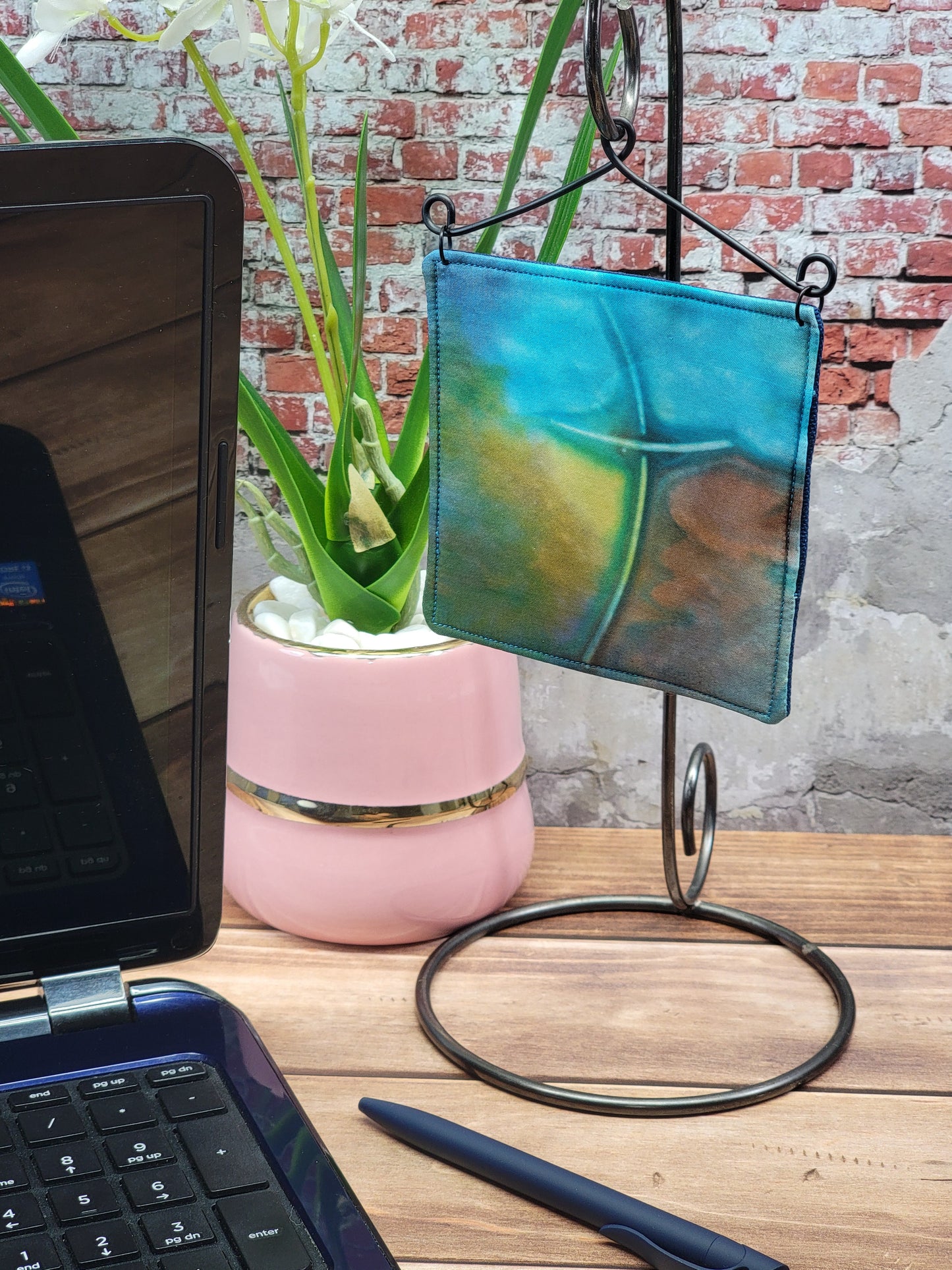 God will always make a way - 4" Quilt Block Wall Art w/ Wire