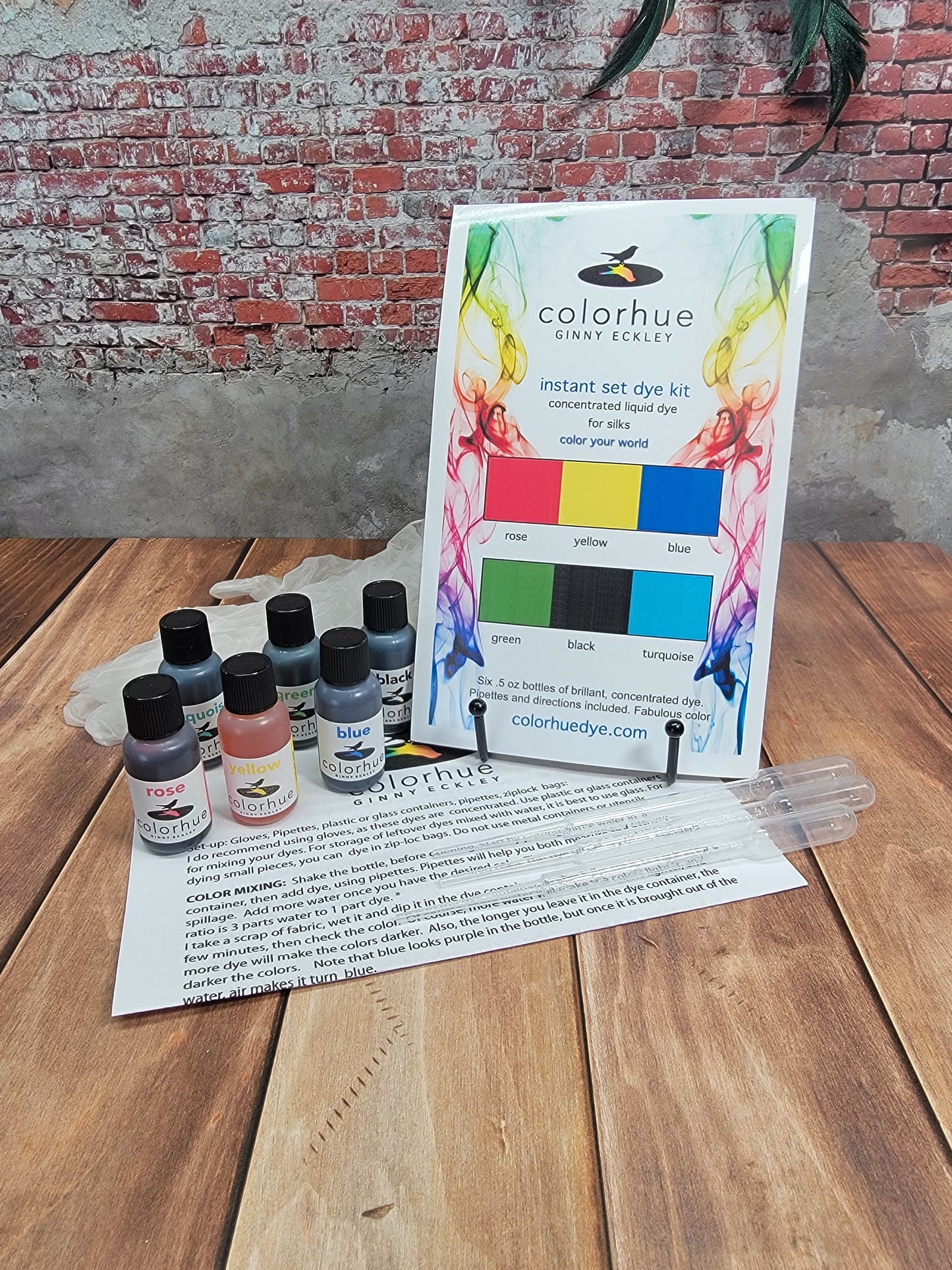 Colorhue Dye Kit - 6 Bottle Set