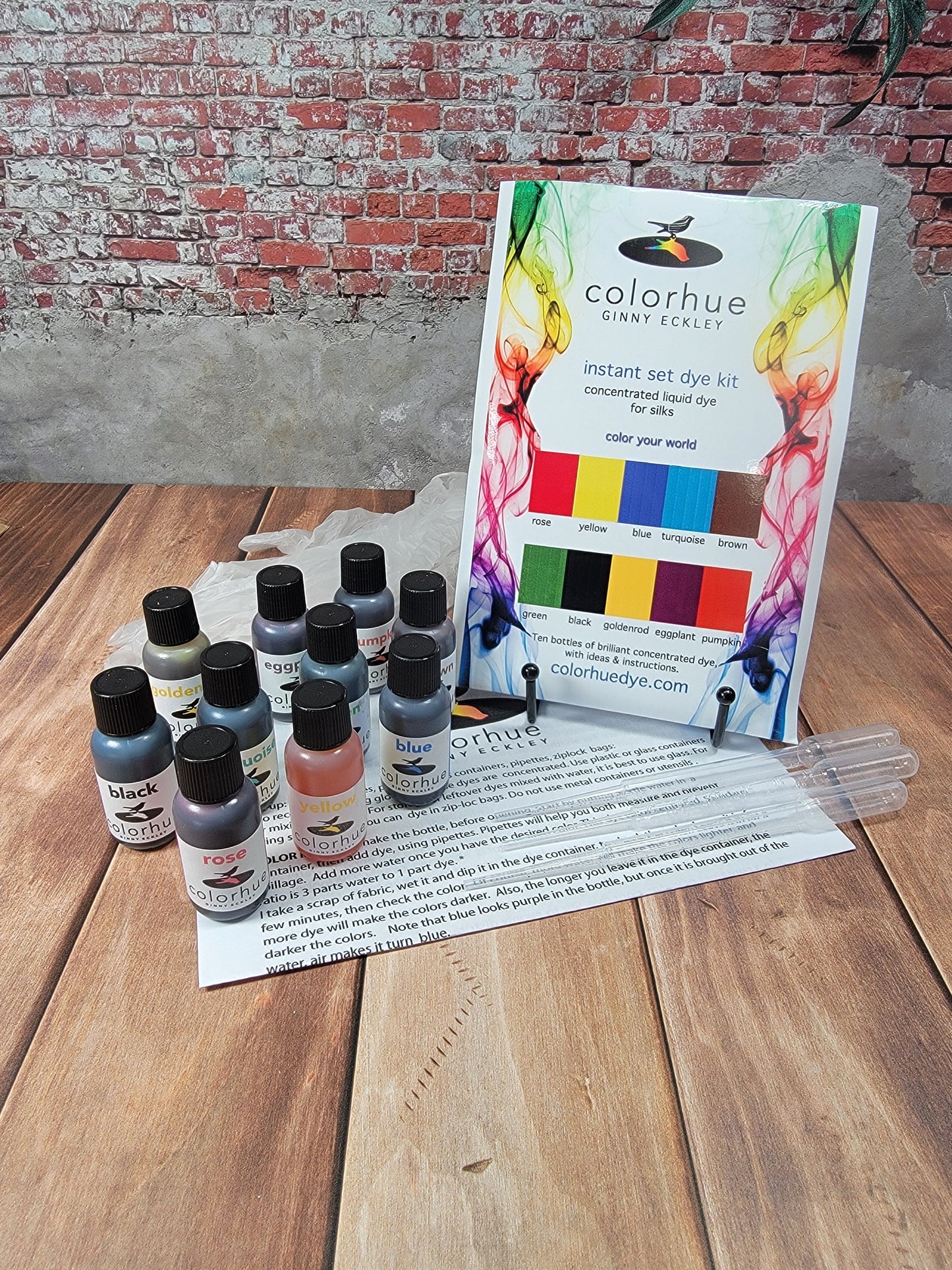 Colorhue Dye Kit - 10 Bottle Set
