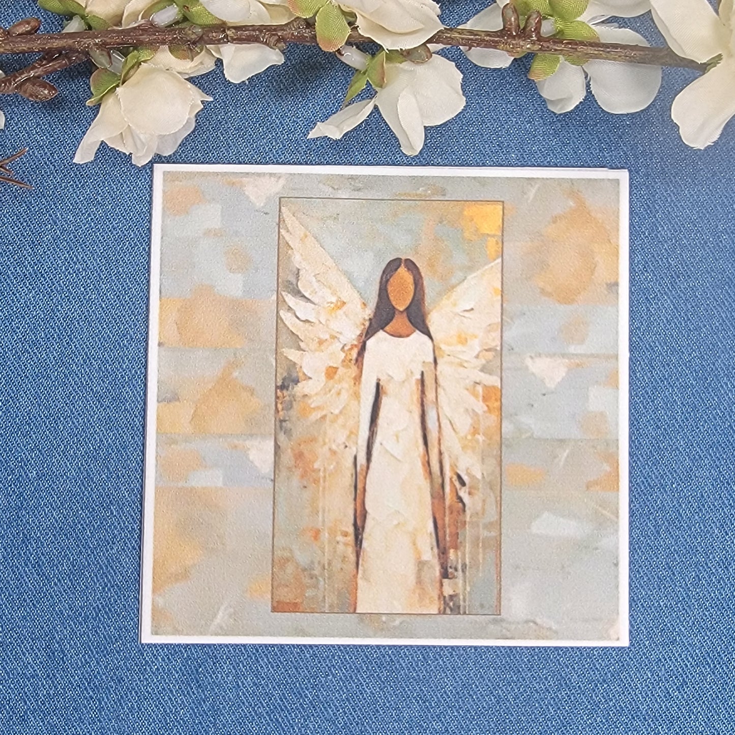 4" Quilt Block - Angel - 3