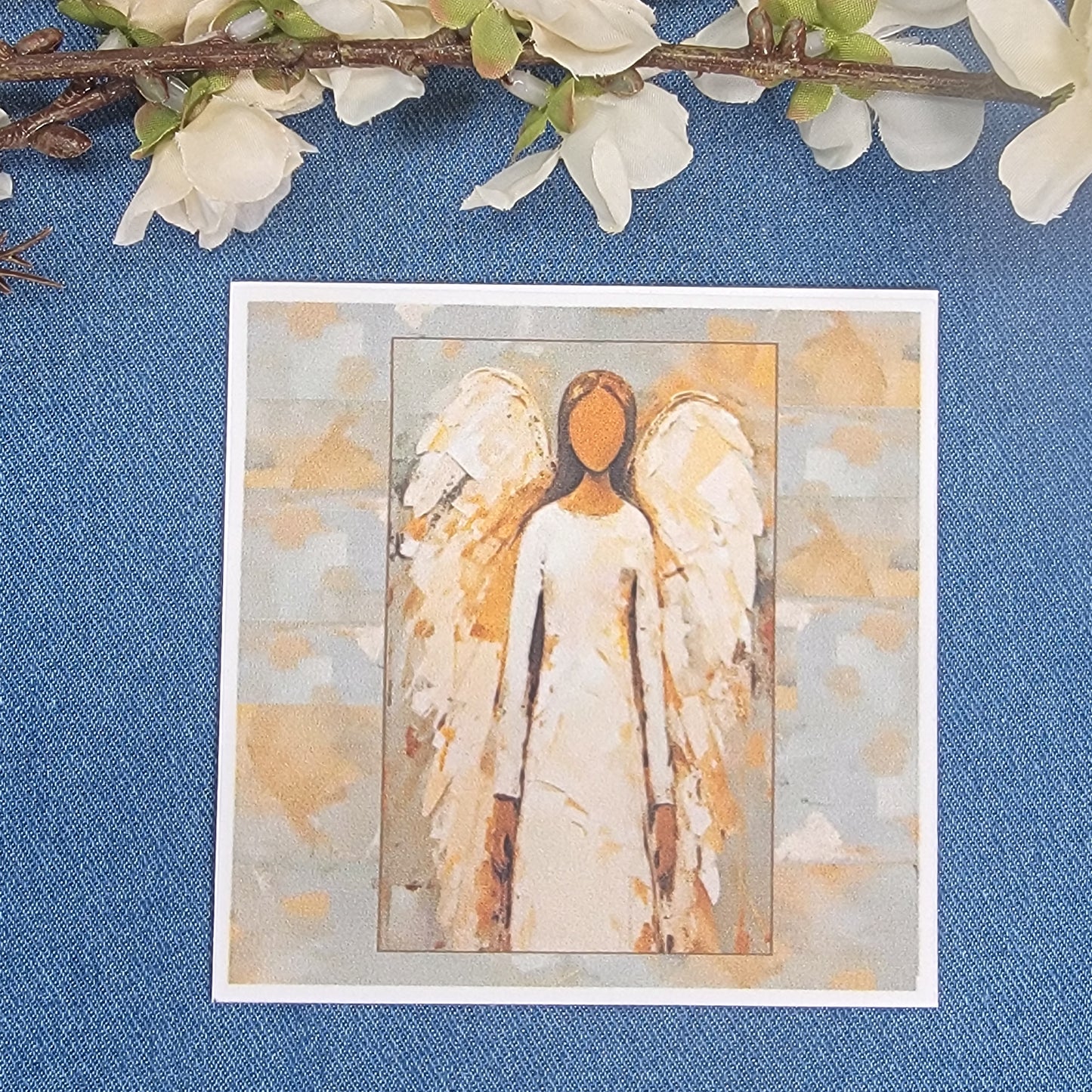 4" Quilt Block - Angel - 1