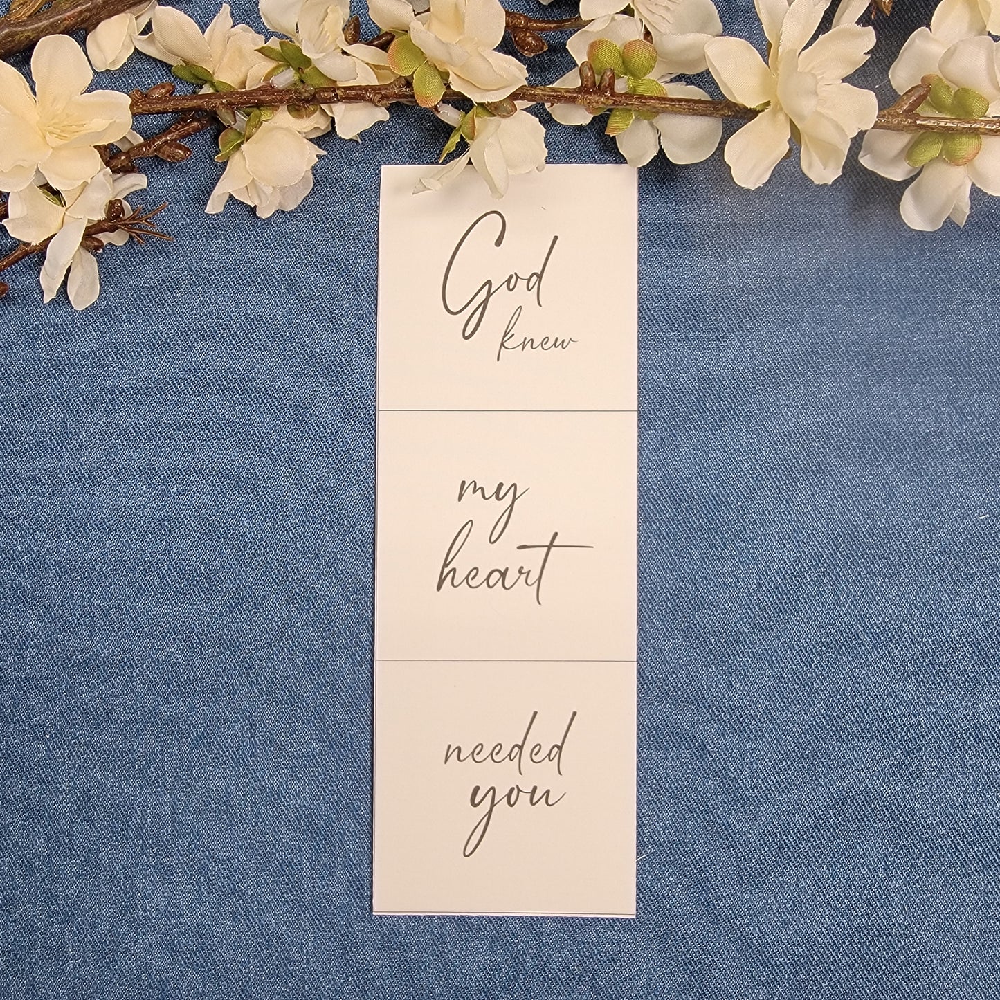 God knew my heart needed you - 2" Cornerstone Set