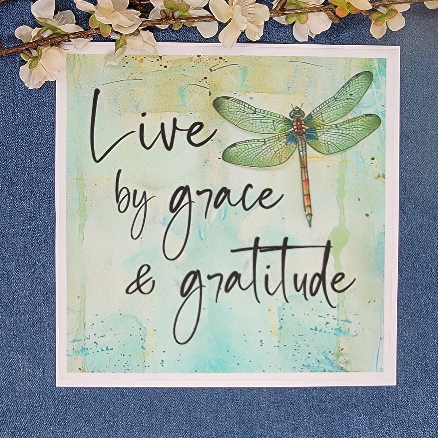 Live by grace & gratitude- Quilt Blocks