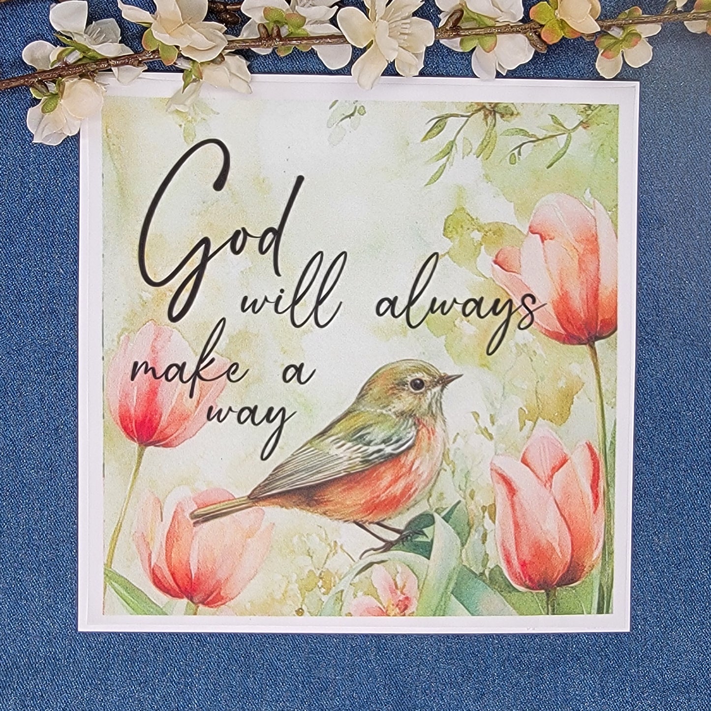 God will always make a way- Quilt Blocks