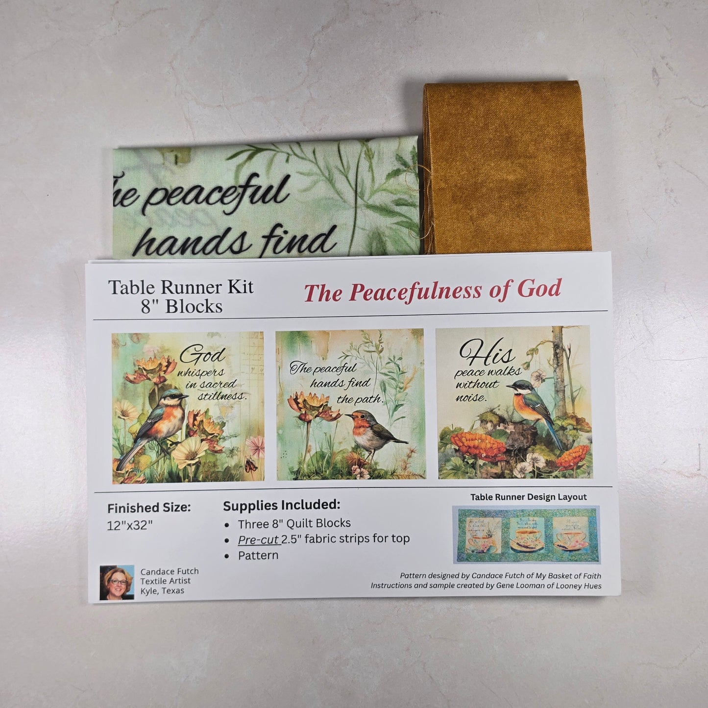 Table Runner Kit - The Peacefulness of God