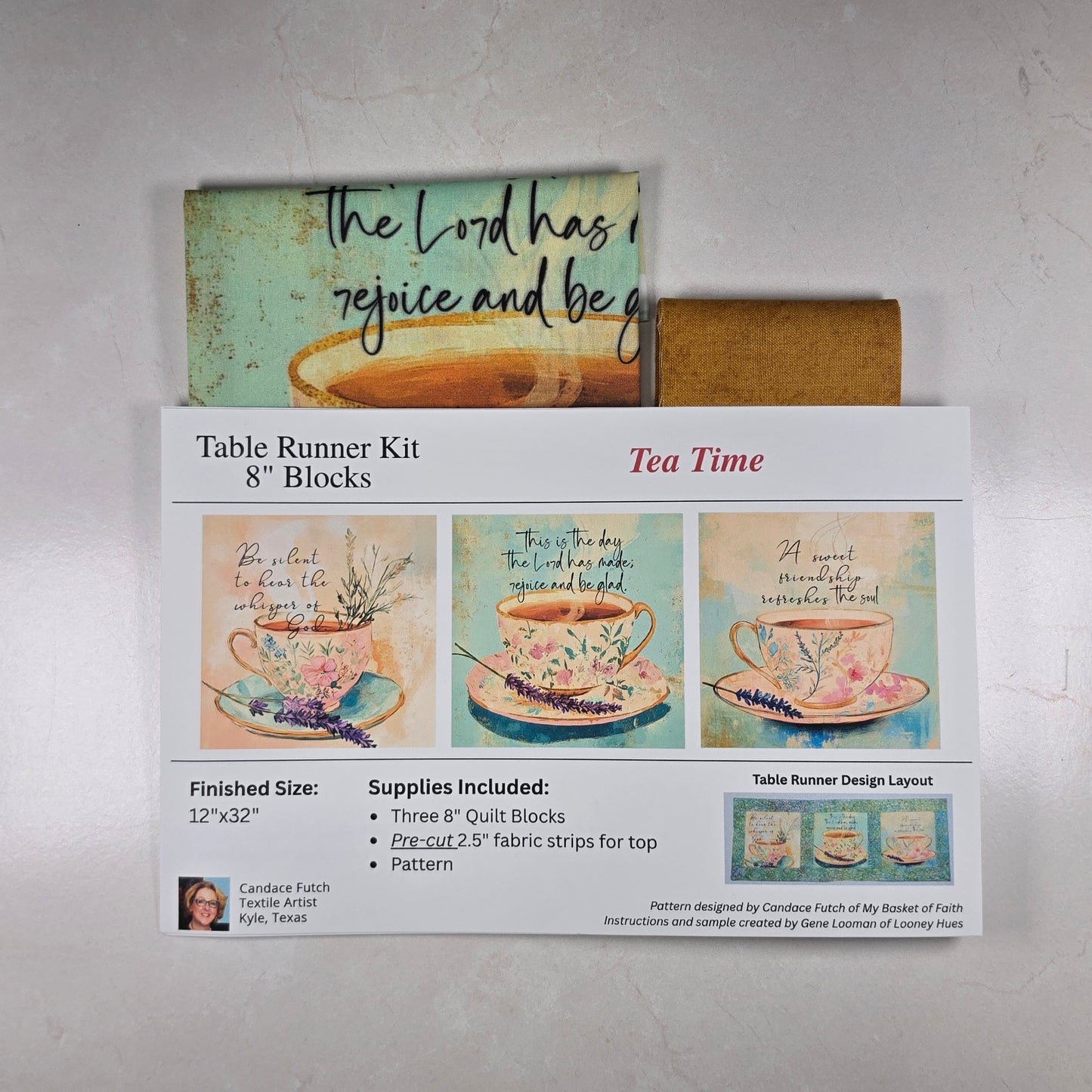 Table Runner Kit - Tea Time