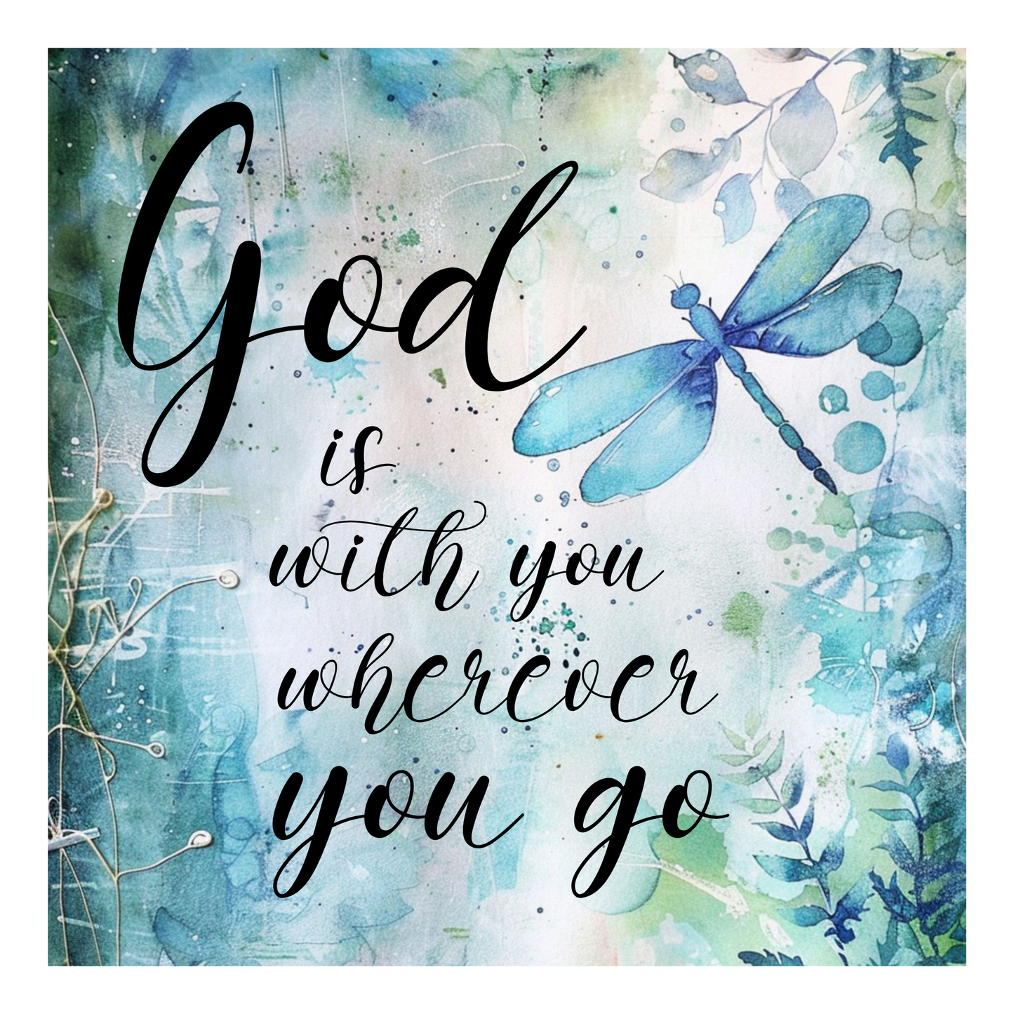 God is with you wherever you go - 1 - Quilt Blocks