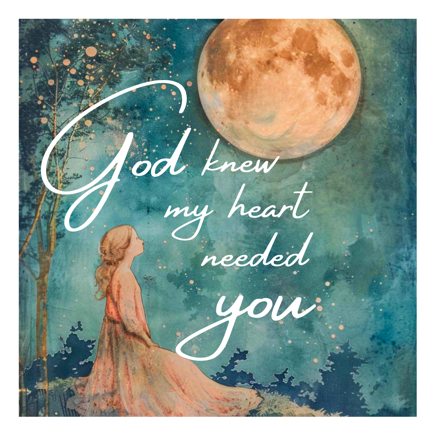 God knew my heart needed you - Quilt Blocks