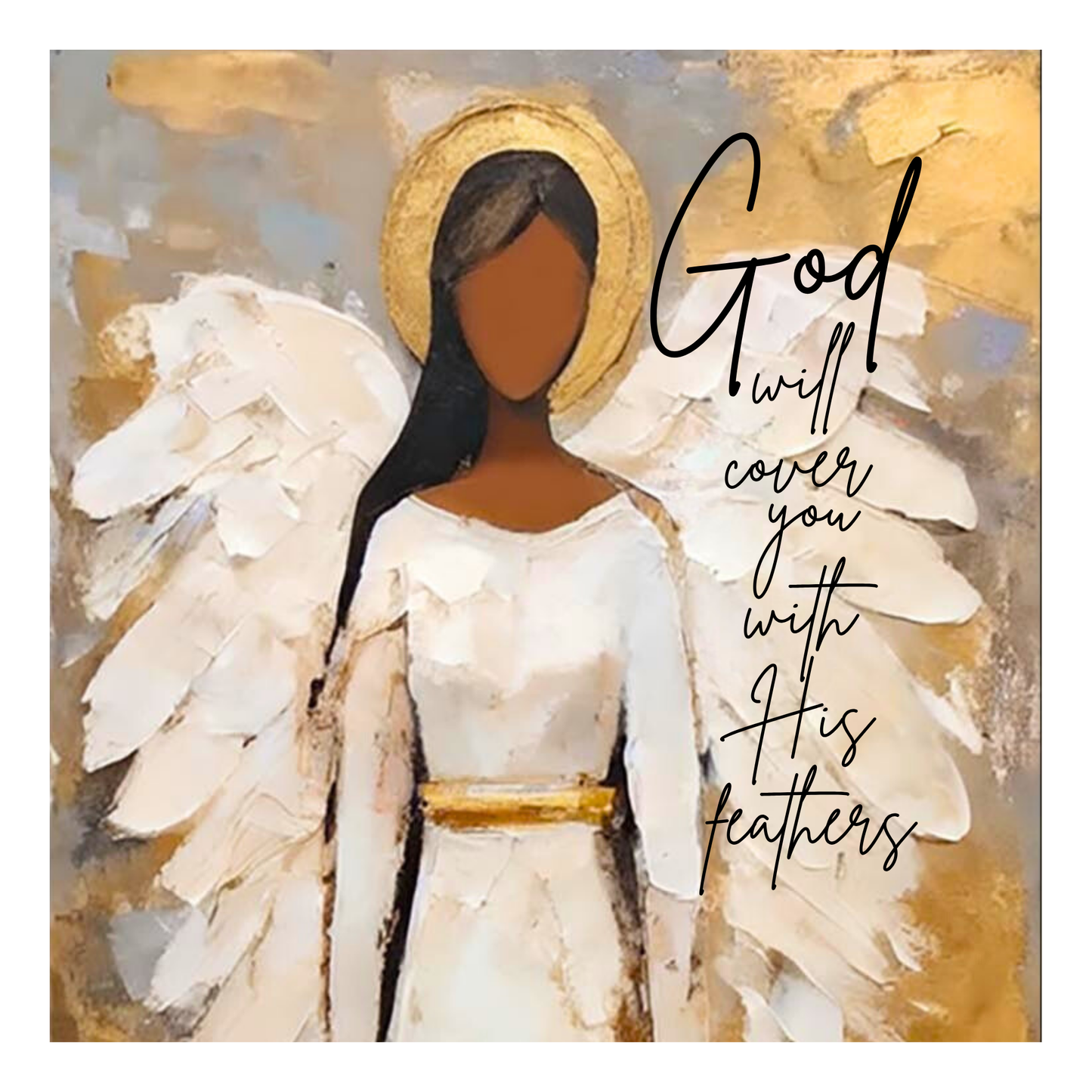 God will cover you with His feathers - Quilt Blocks