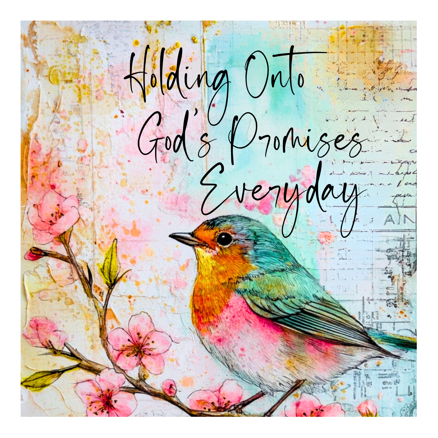 Holding onto God's promises everyday - Quilt Blocks