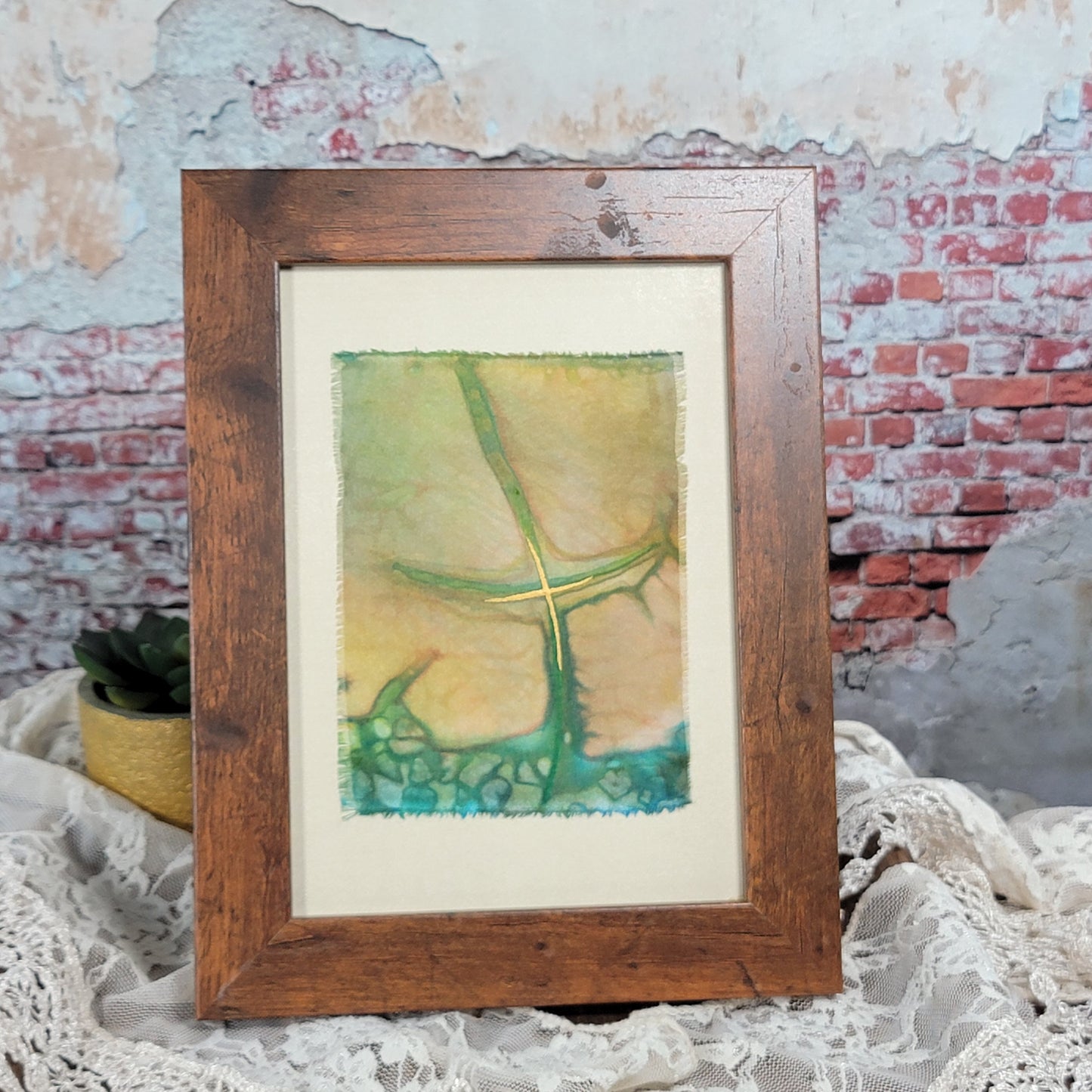 Silk Cross Framed Art - 3