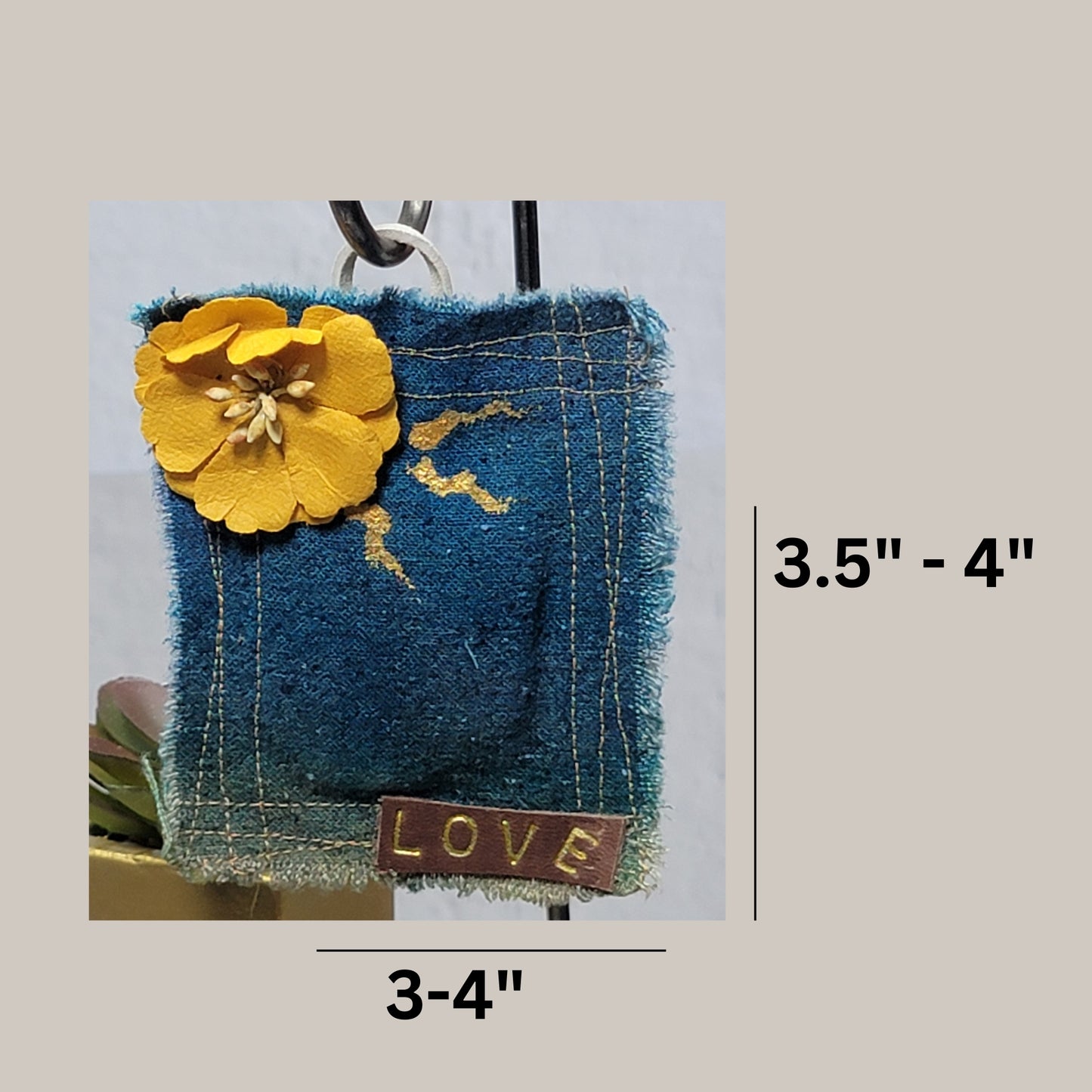 Silk Noil Mini Art - 4