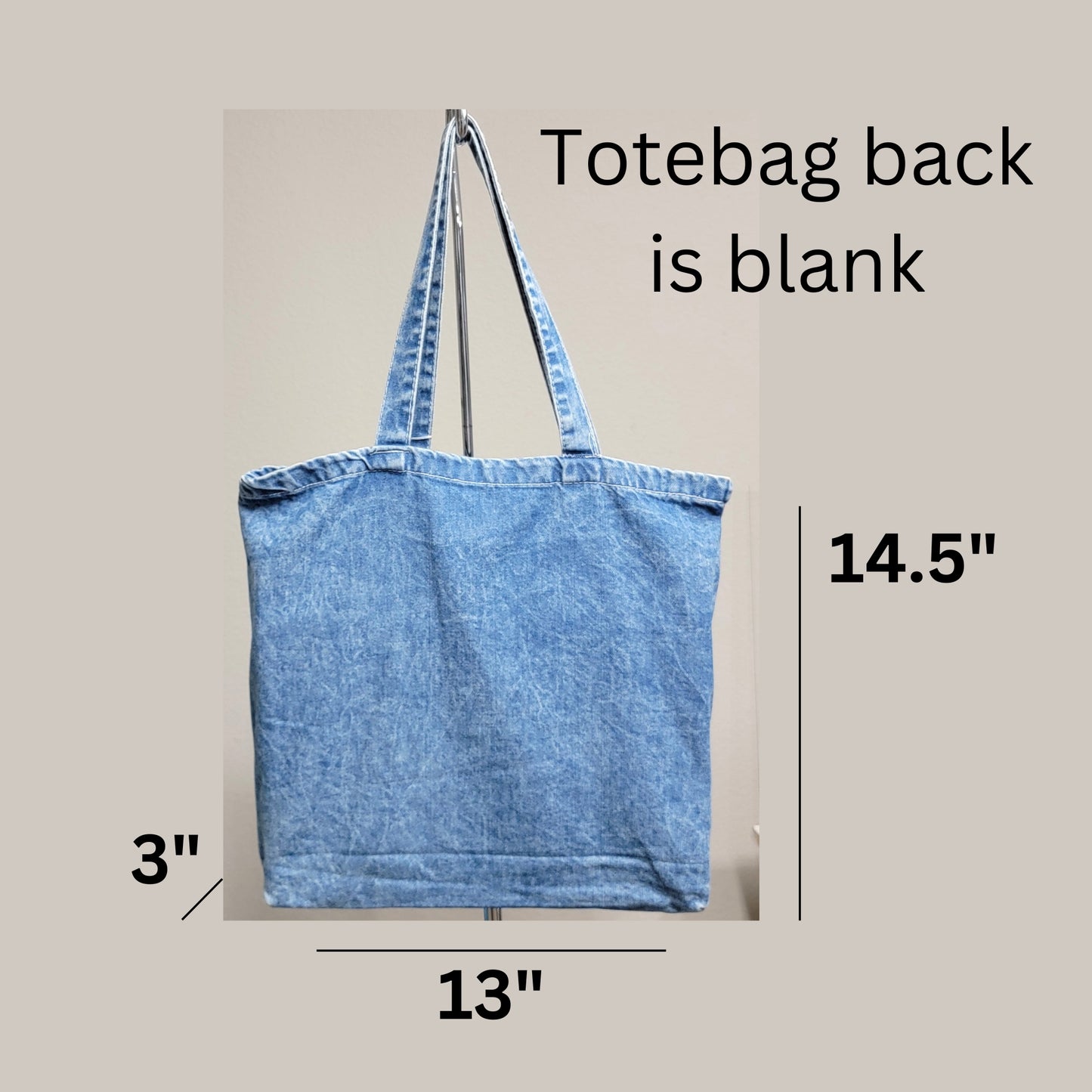 Silk Cross Applique - Tote Bag - 7