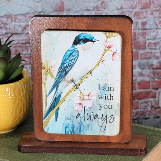 Embossed Digital Magnet - I am with you always - 1
