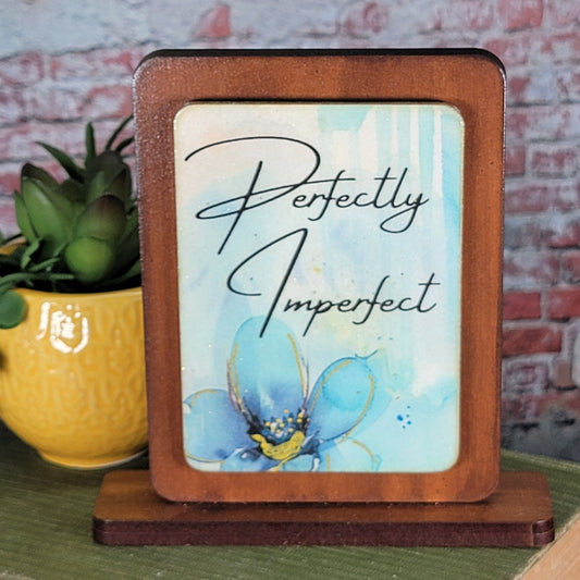 Perfectly Imperfect - Embossed Digital Magnet