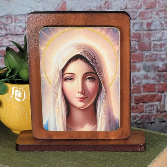 Mother Mary - 1 - Embossed Digital Magnet