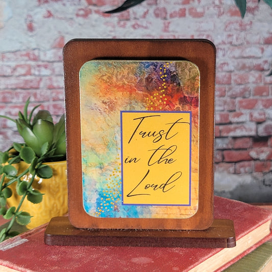 Trust in the Lord - Embossed Digital Magnet