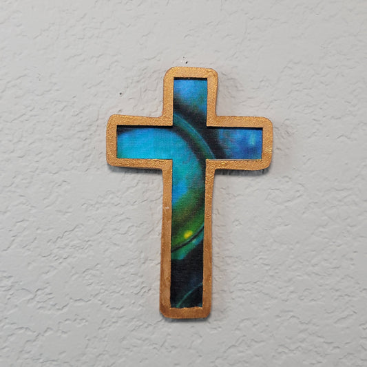 Silk Wall Cross - 12