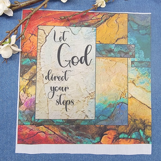 Let God direct your steps - Quilt Blocks