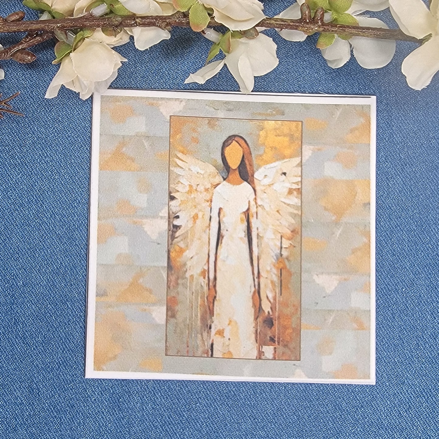 4" Quilt Block - Angel - 2