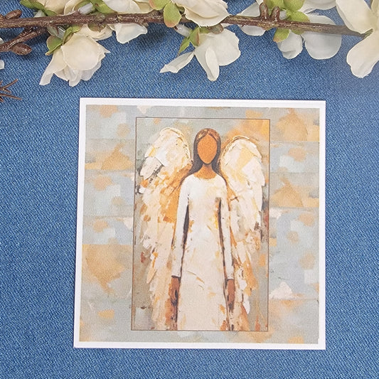 4" Quilt Block - Angel - 1