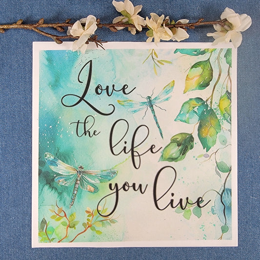 Love the life you live - 1 - Quilt Blocks