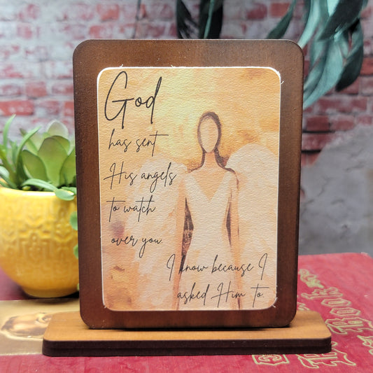 God has sent His angels to watch over you - Digital Magnet