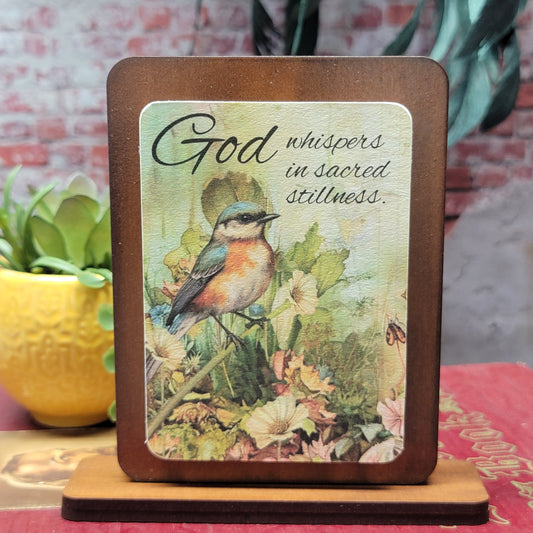 God whispers in sacred stillness - Digital Magnet