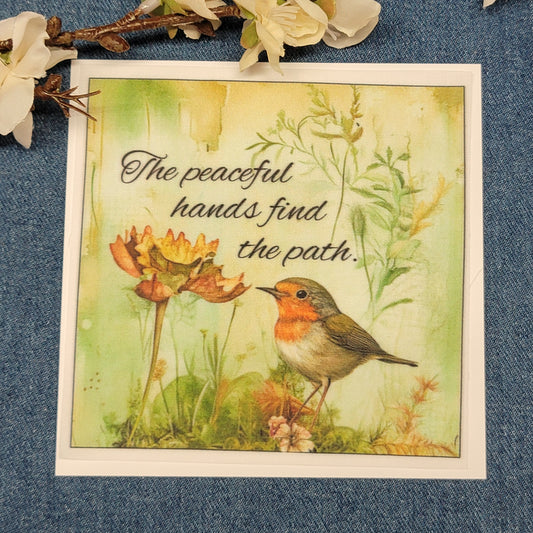 The peaceful hands find the path - Quilt Blocks