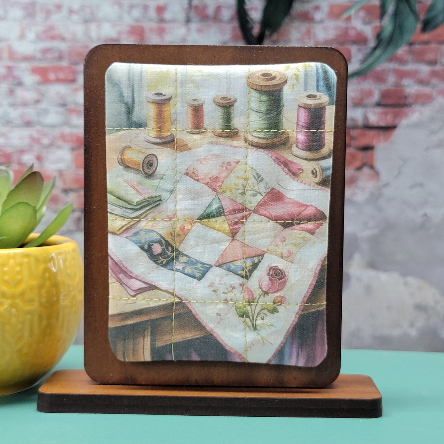 Fabric Magnet - Quilter - 5
