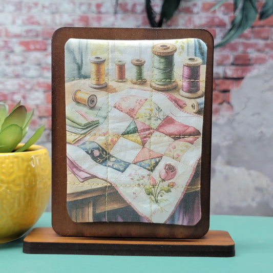 Fabric Magnet - Quilter - 5
