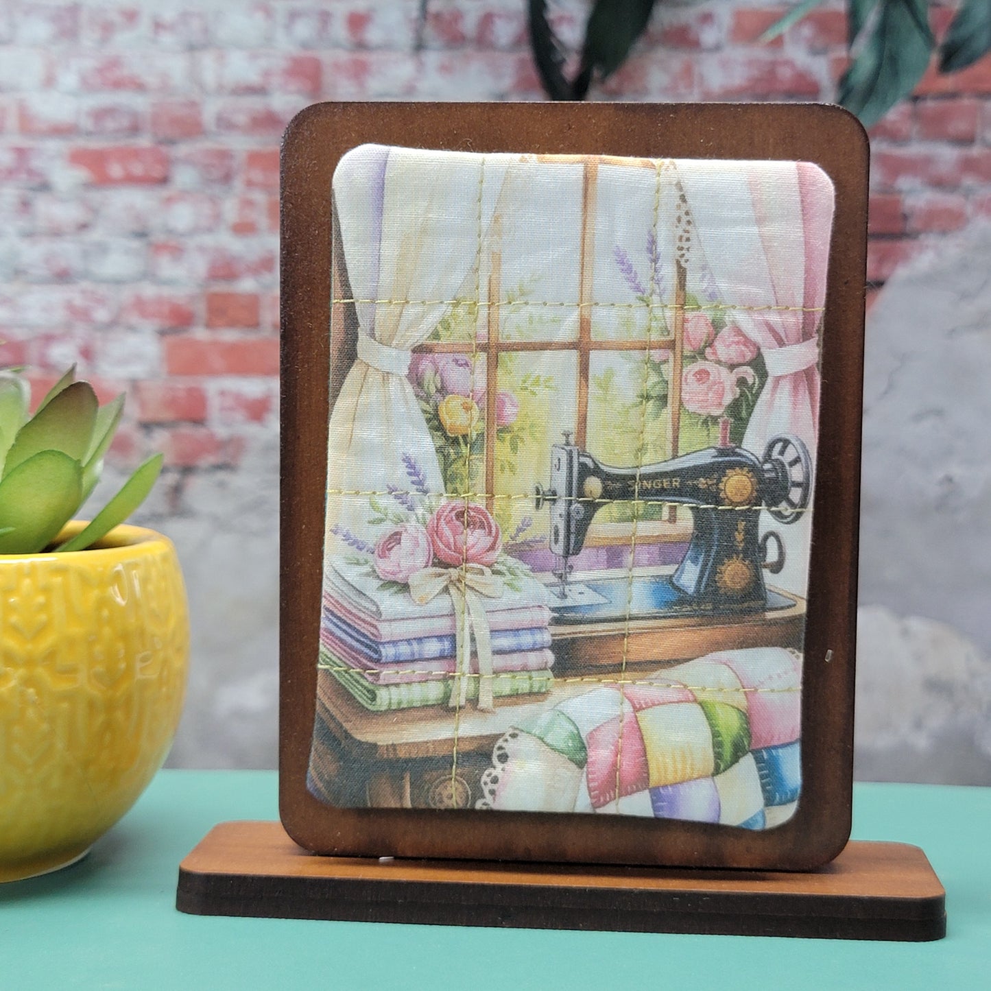 Fabric Magnet - Quilter - 3