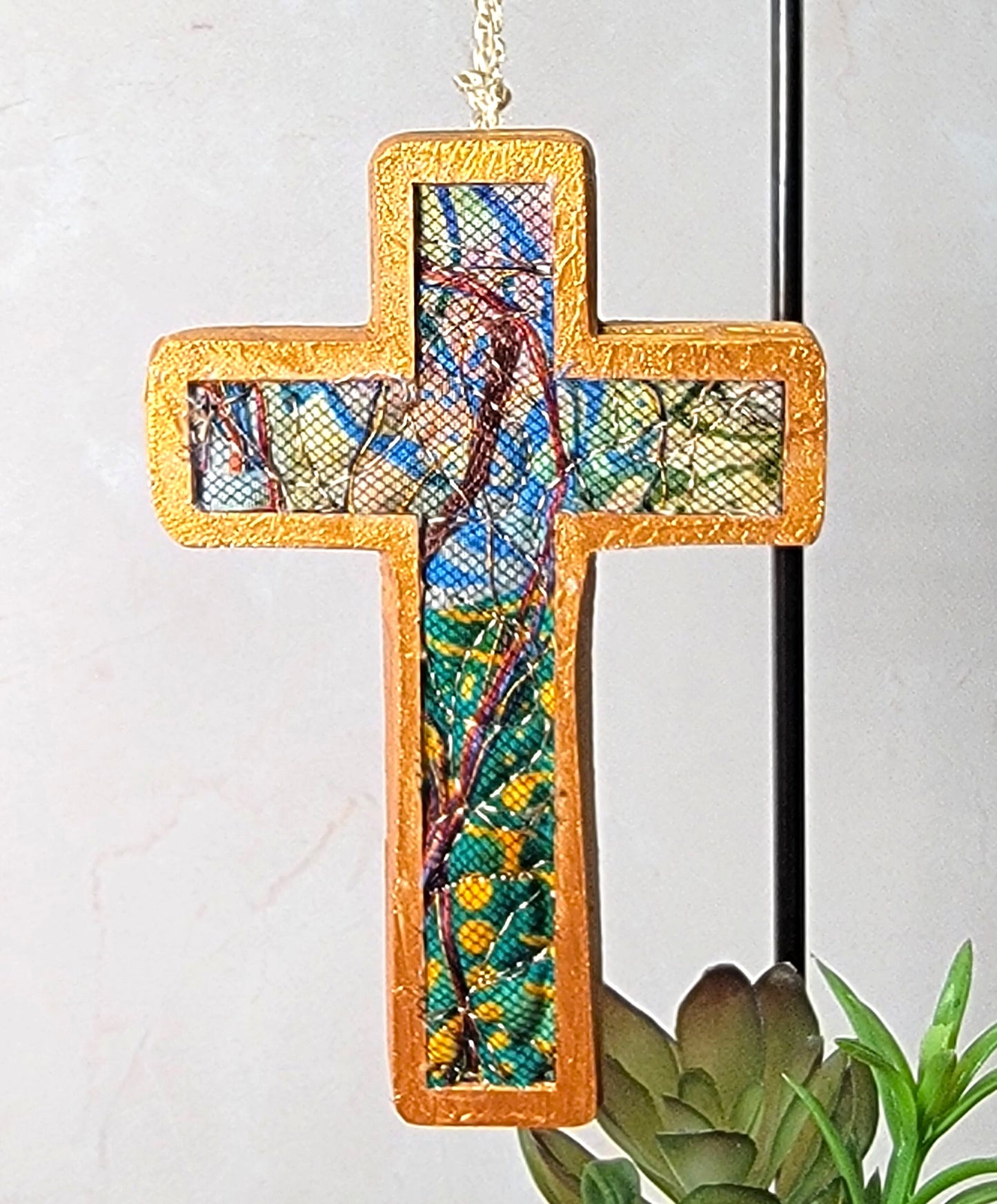 Quilted Wall Cross - 2