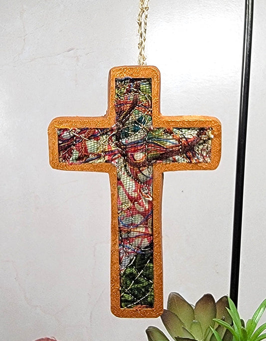 Quilted Wall Cross - 4