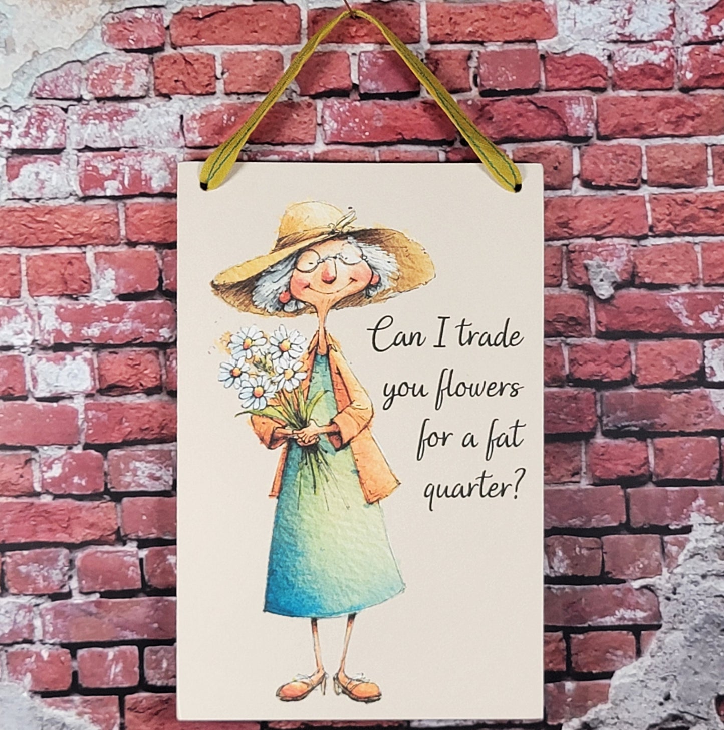Can I trade you flowers for a fat quarter? - Sewing Room Friends