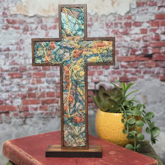 Standing Cross - Quilted Cross - 2