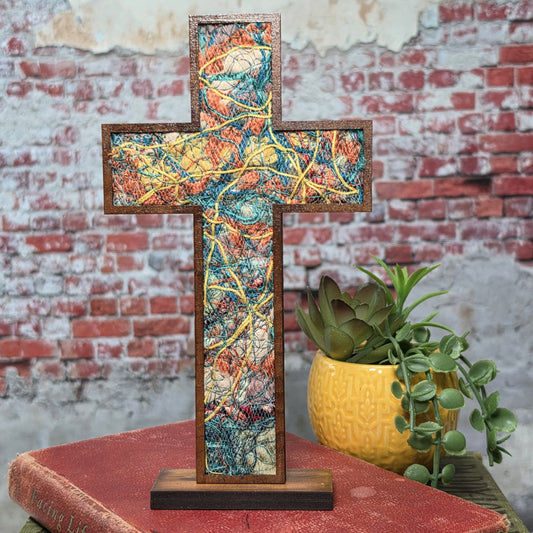Standing Cross - Quilted Cross - 3