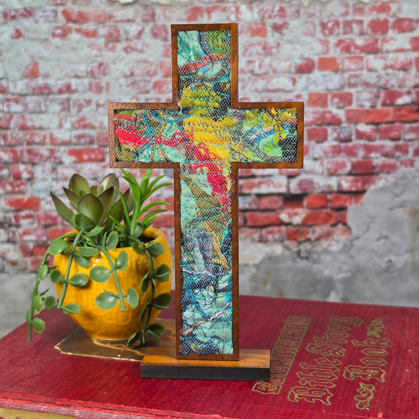 Standing Cross - Quilted Cross - 4