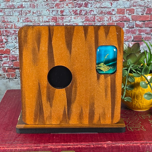 Magnet Frame - Single w/ Silk Cross Gem - 13