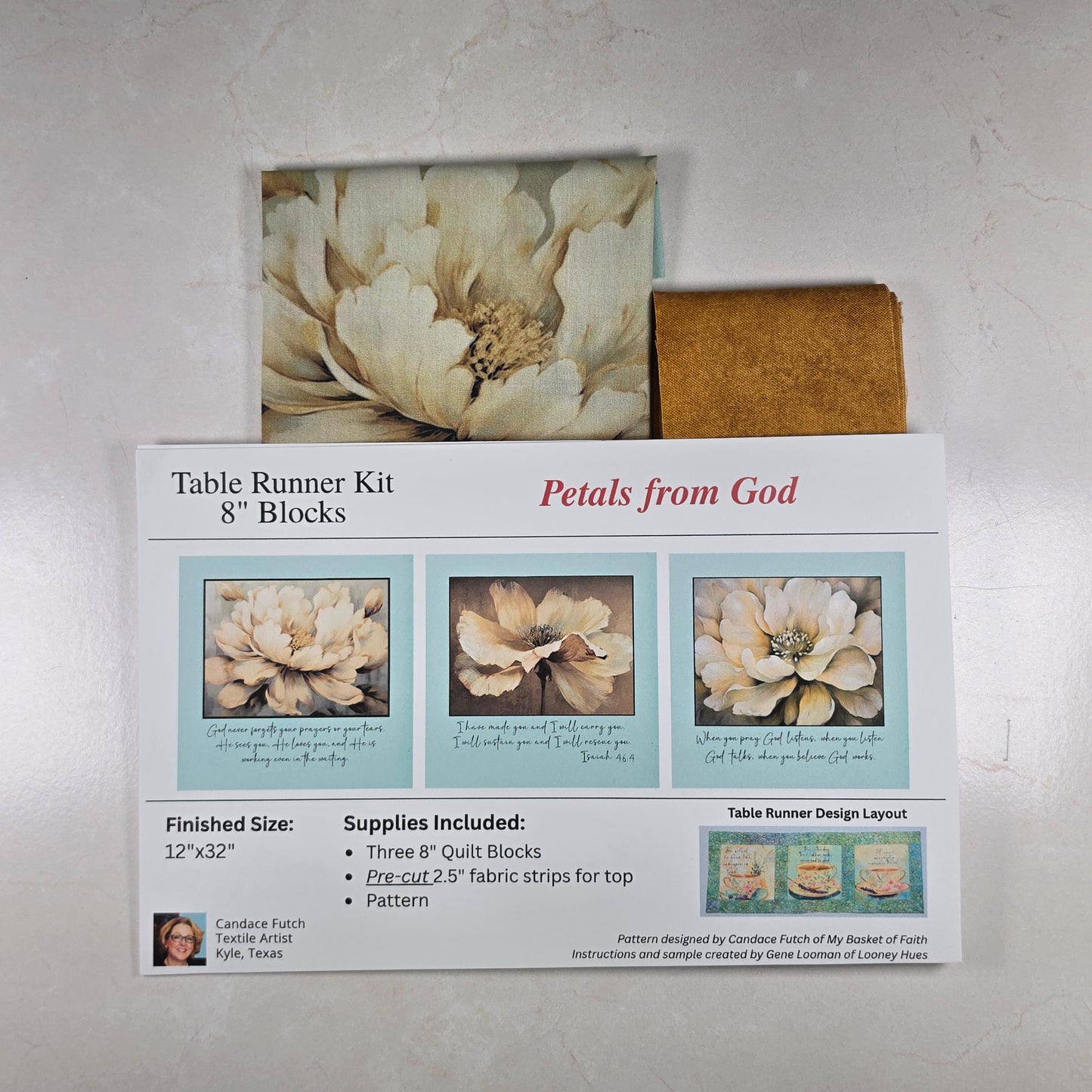 Table Runner Kit - Petals from God
