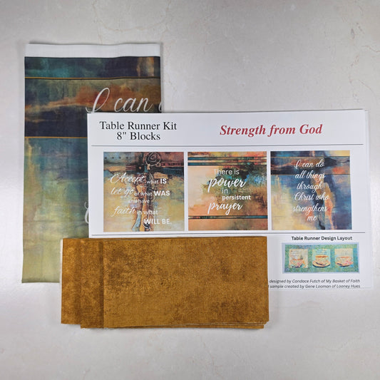 Table Runner Kit - Strength from God