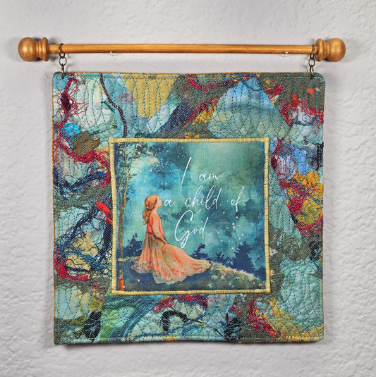Quilted Hand-Dyed Silk Wall Hanging Kit