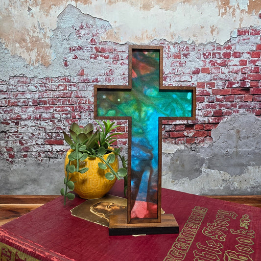 Standing Cross - Silk - 3
