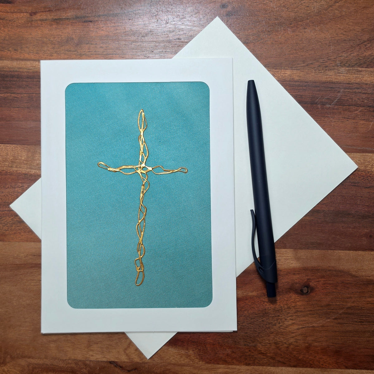 Swirl Cross Art Card - 4x6 - 9
