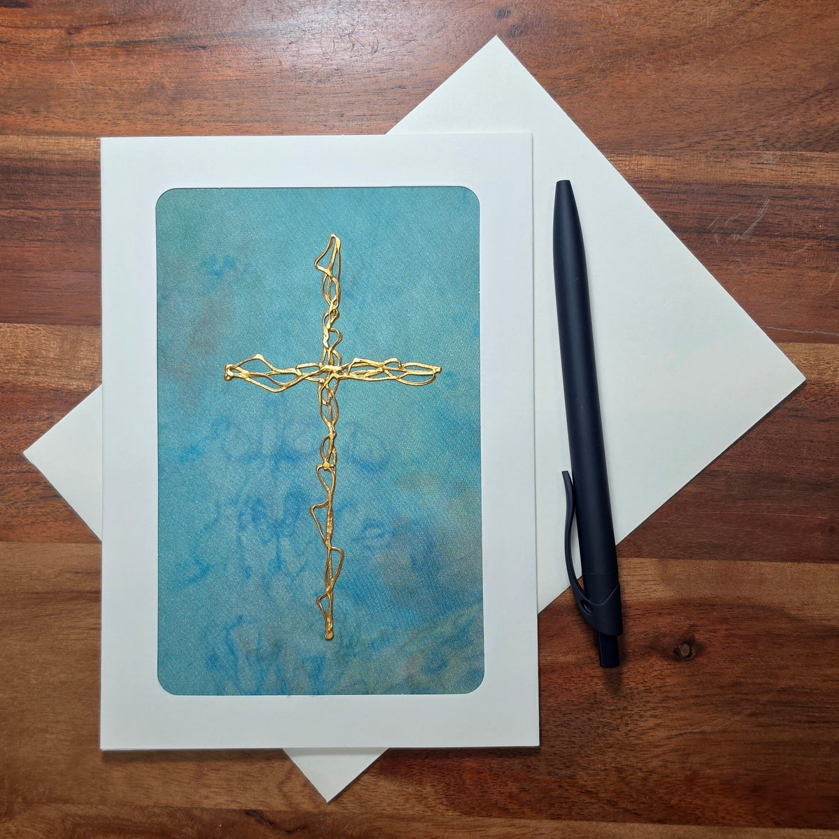 Swirl Cross Art Card - 4x6 - 8