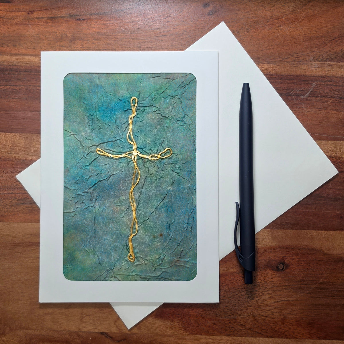Swirl Cross Art Card - 4x6 - 7