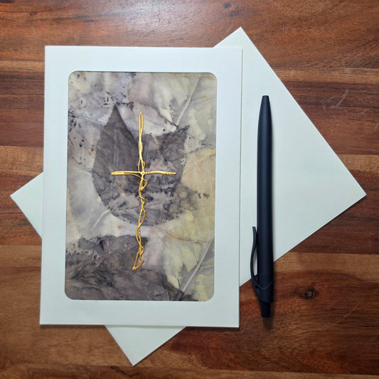 Swirl Cross Art Card - 4x6 - 3