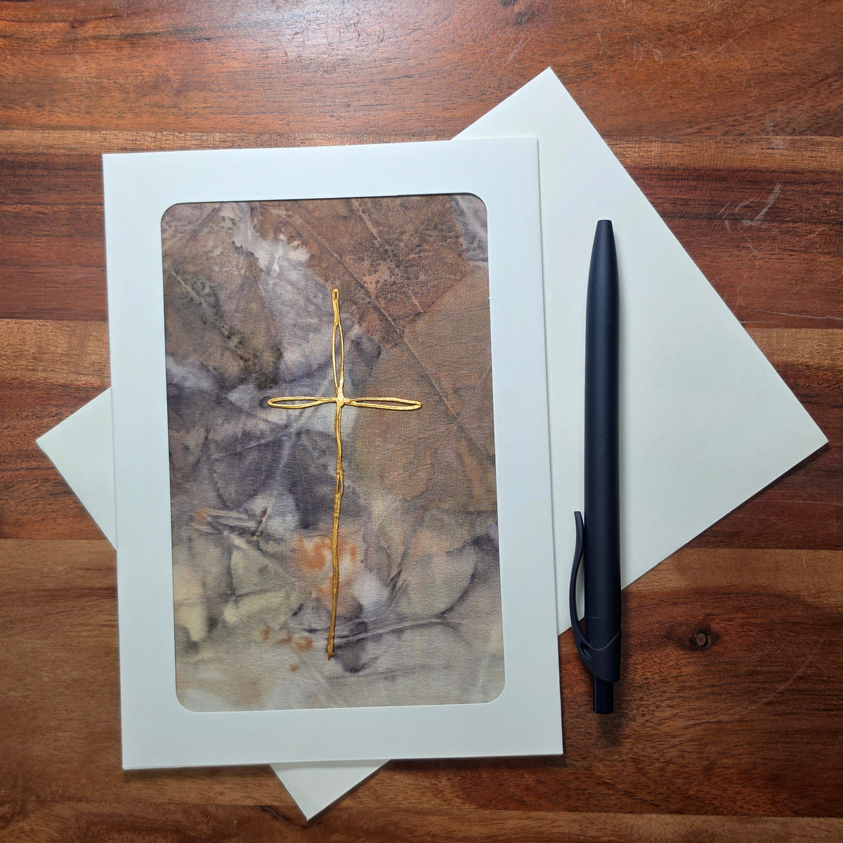 Swirl Cross Art Card - 4x6 - 10