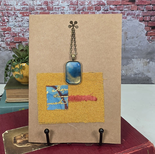 Silk Necklace in Card - 2