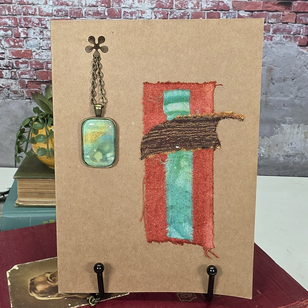 Silk Necklace in Card - 3